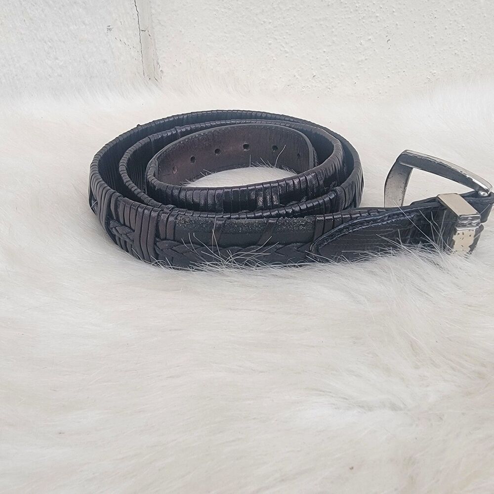 Men's Brighton ONYX Belt #P3907 – Size 40 – Brown Top Grain Leather